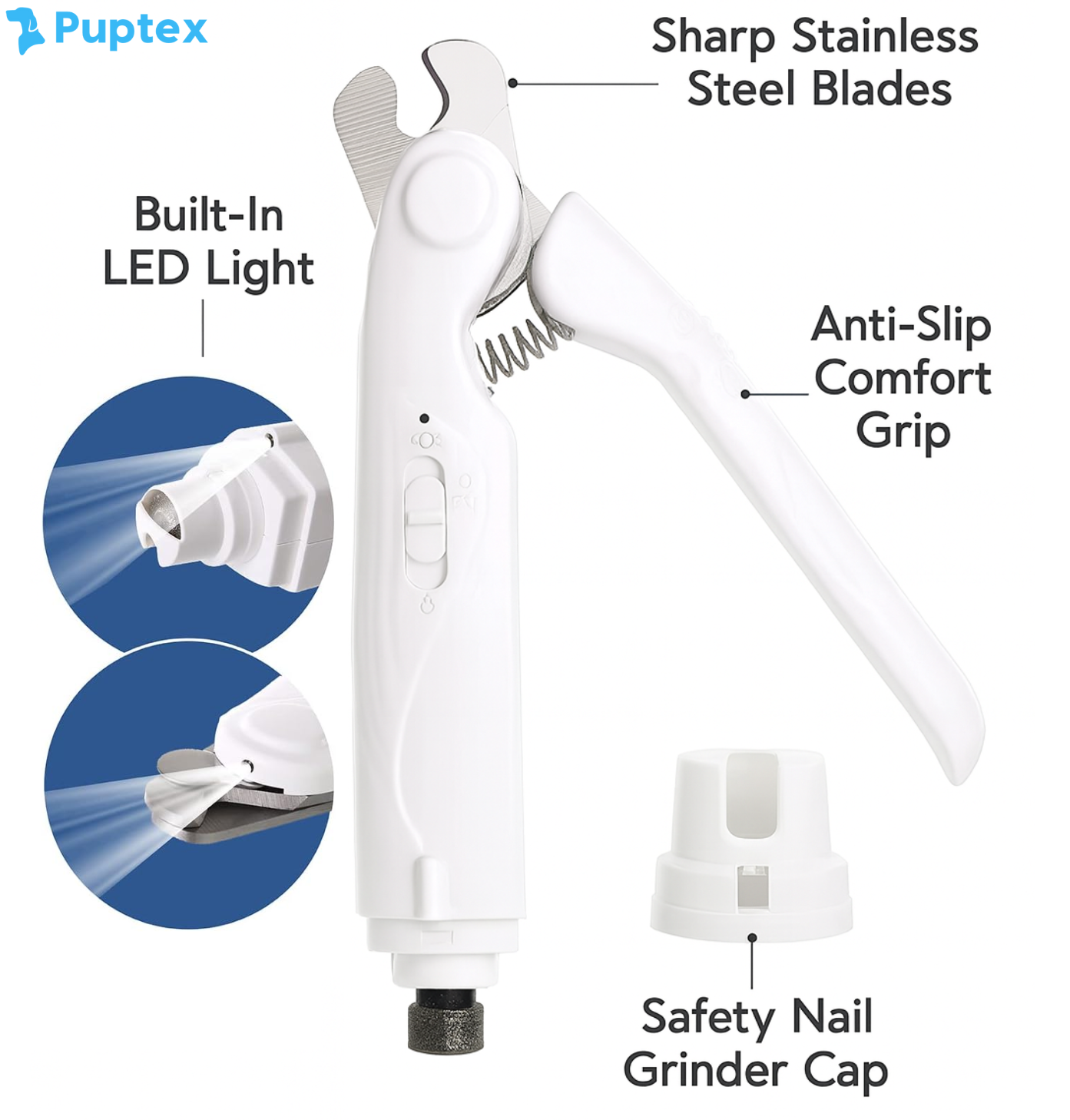 PawPro™ 2-in-1 Pet Nail Grinder & Clipper