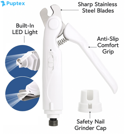 PawPro™ 2-in-1 Pet Nail Grinder & Clipper