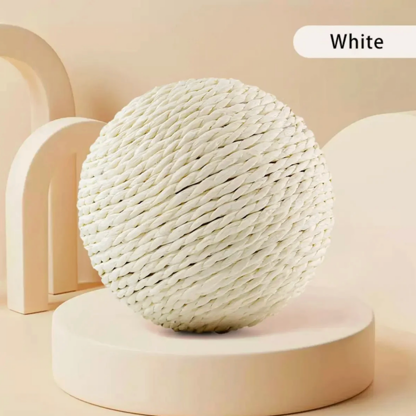 10CM Interactive Sisal Cat Scratching Ball