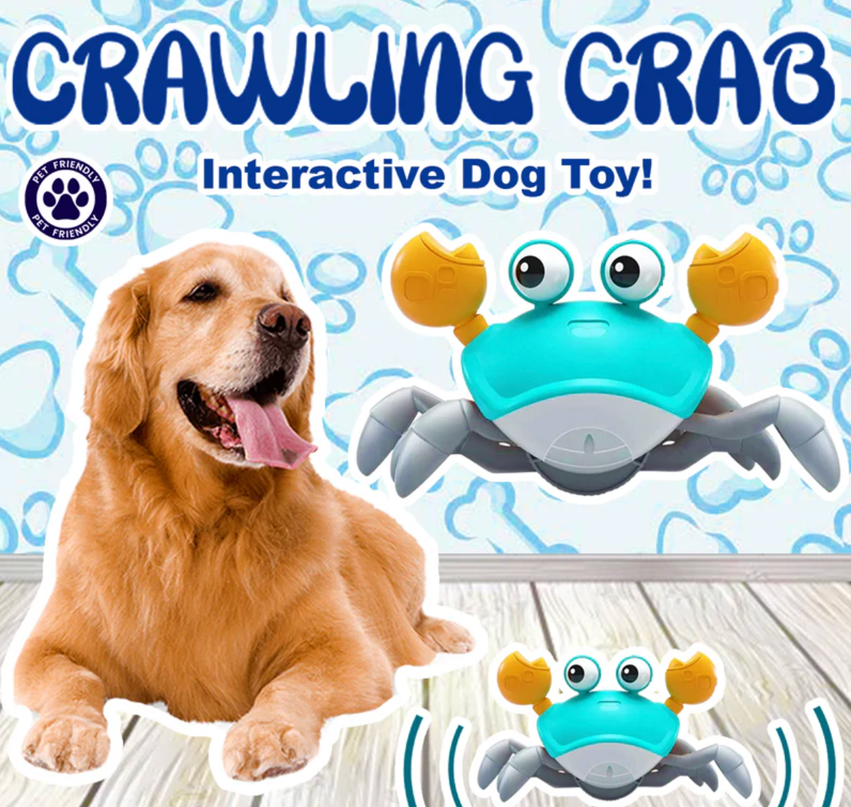 Crawling Crab™ - Interactive Dog Toy