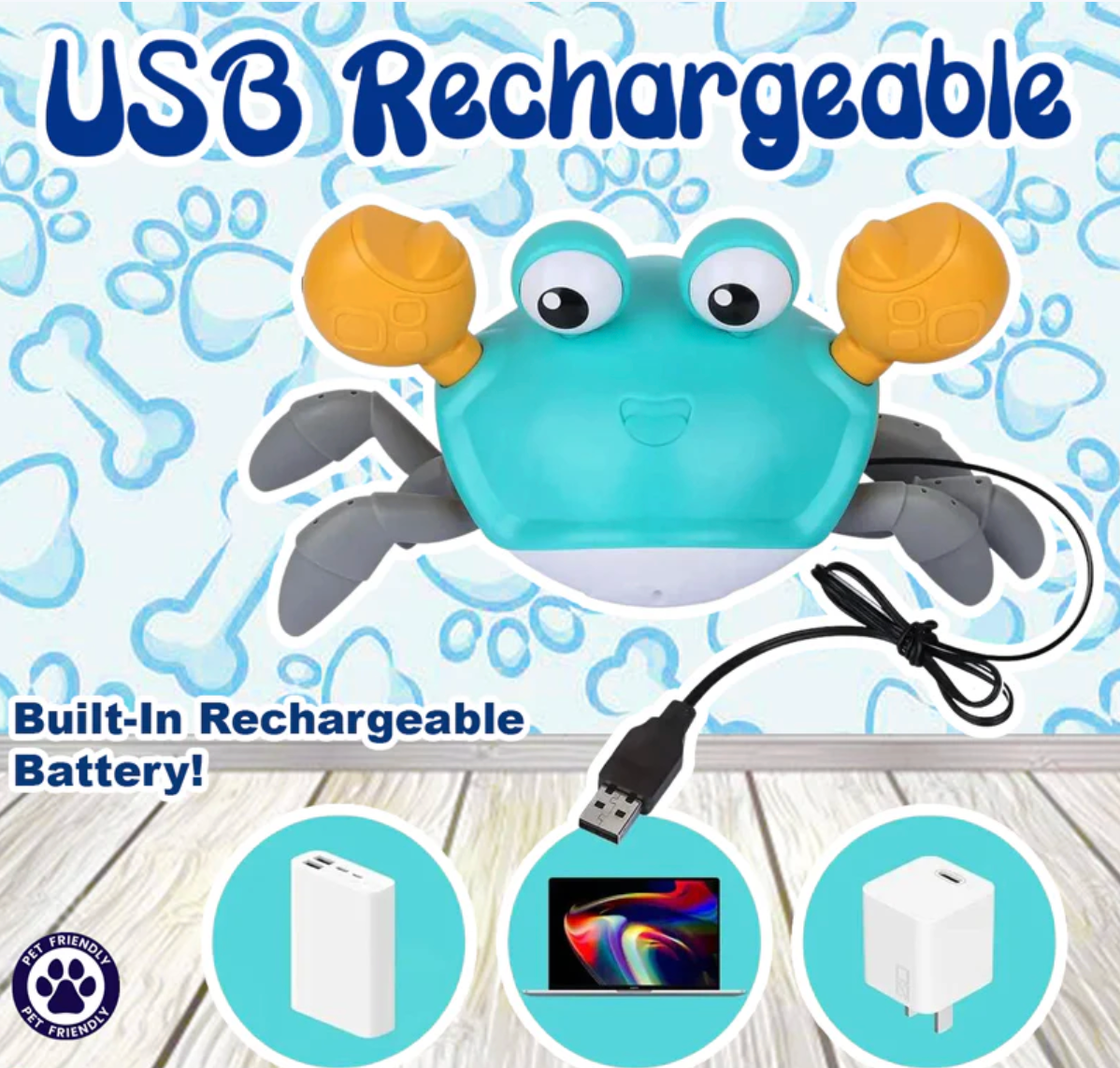 Crawling Crab™ - Interactive Dog Toy