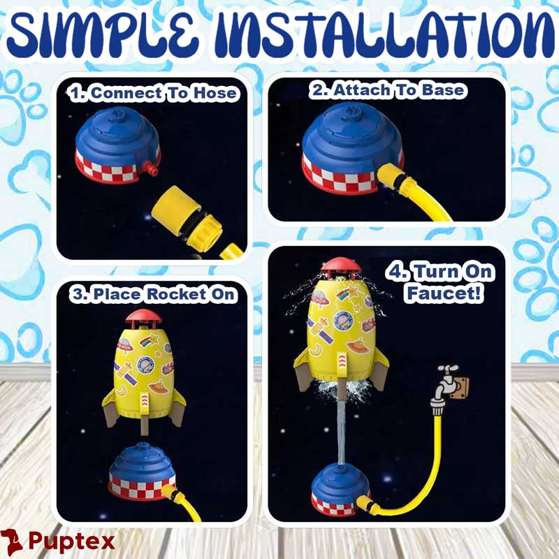 Splash Rocket™  - Interactive Dog Toy